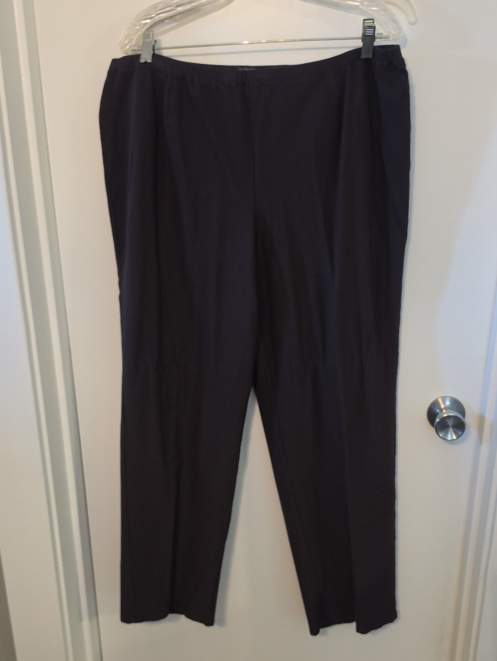 Eileen Fisher Black Straight-Leg Women's Pants